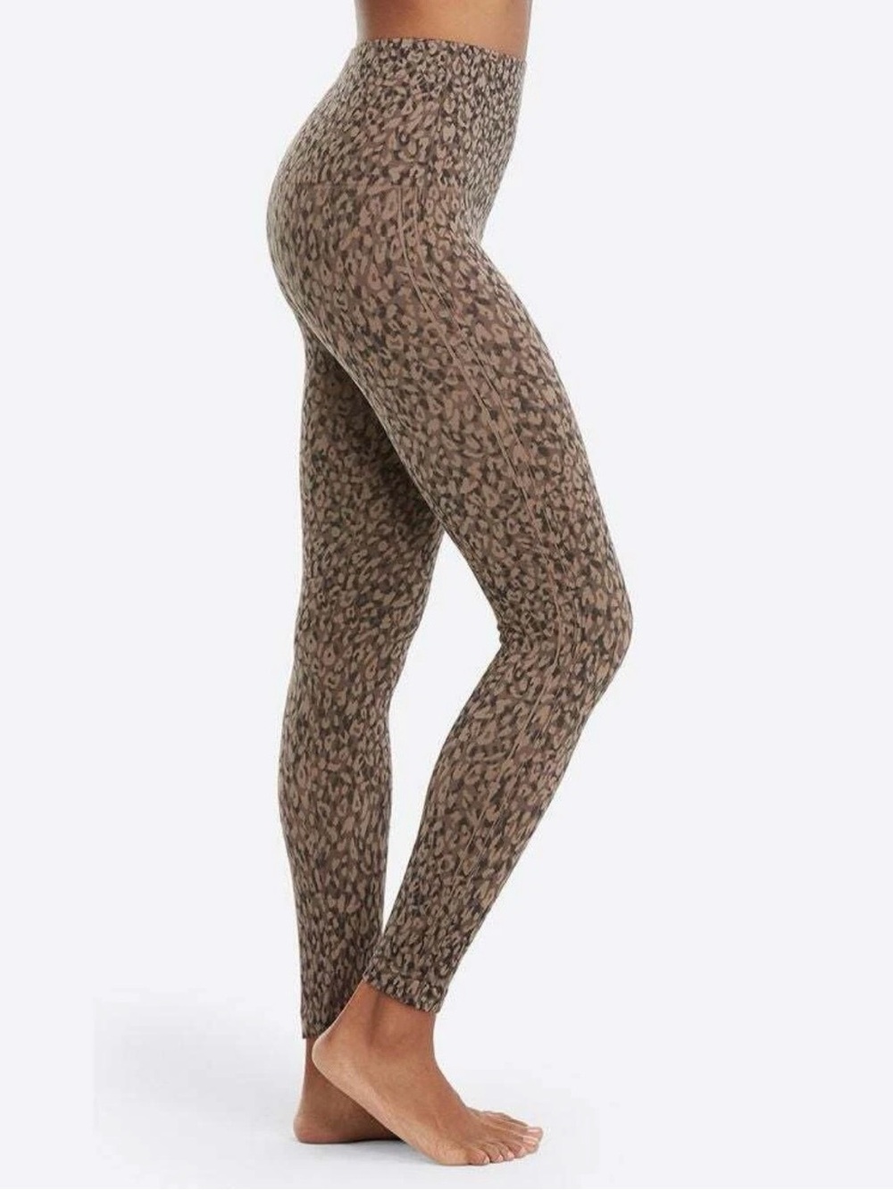 SPANX Look at me Now Cheetah Print Hi Waisted Seamless Leggings Sz Large
FL3415